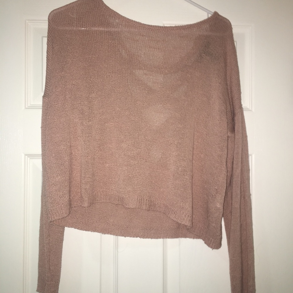 Cropped Pink sweater
